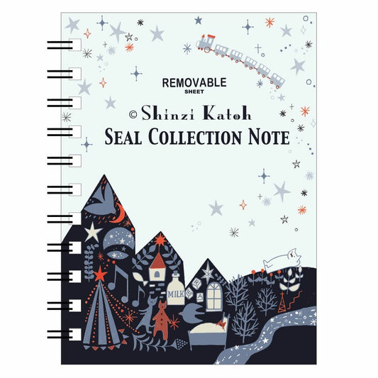SHINZI KATOH Reusable Sticker Book - Night on the Galactic Railroad