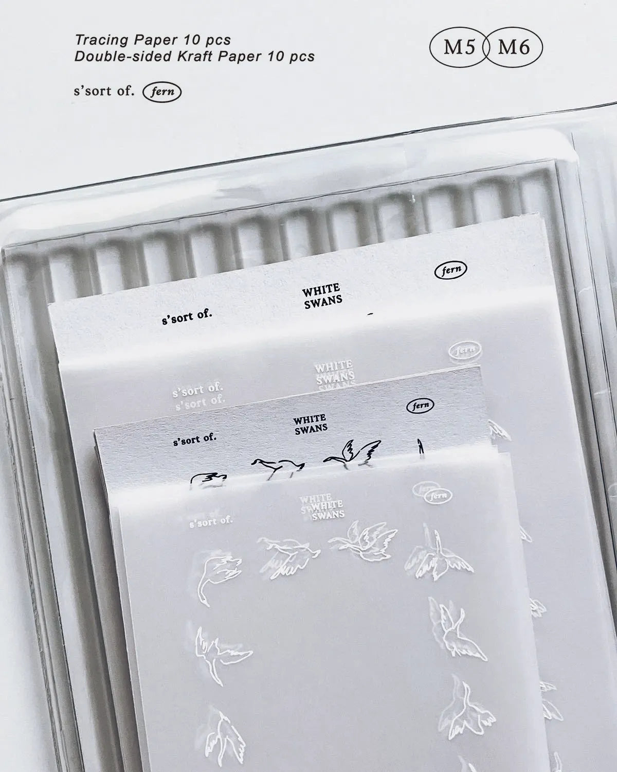 Somesortof.fern M5 and M6 Paper Refill - Flight Lines