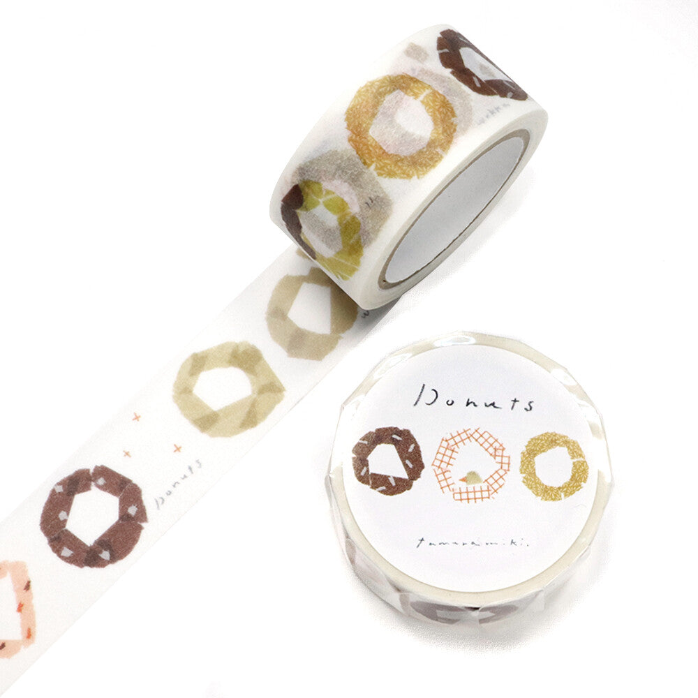 SAIEN  x Miki Tamura Washi Tape - Doughnuts