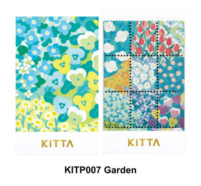 King Jim Kitta Portable Stamp Style Stickers - Garden