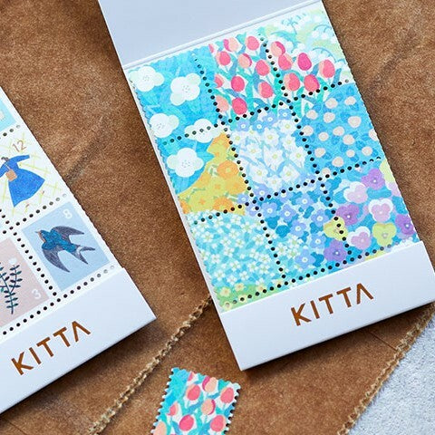 King Jim Kitta Portable Stamp Style Stickers - Garden