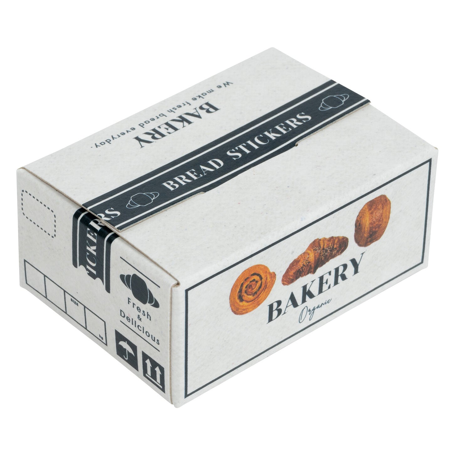 Greeting Life Inc. Shipping Box Sticker Flake Set - Bakery