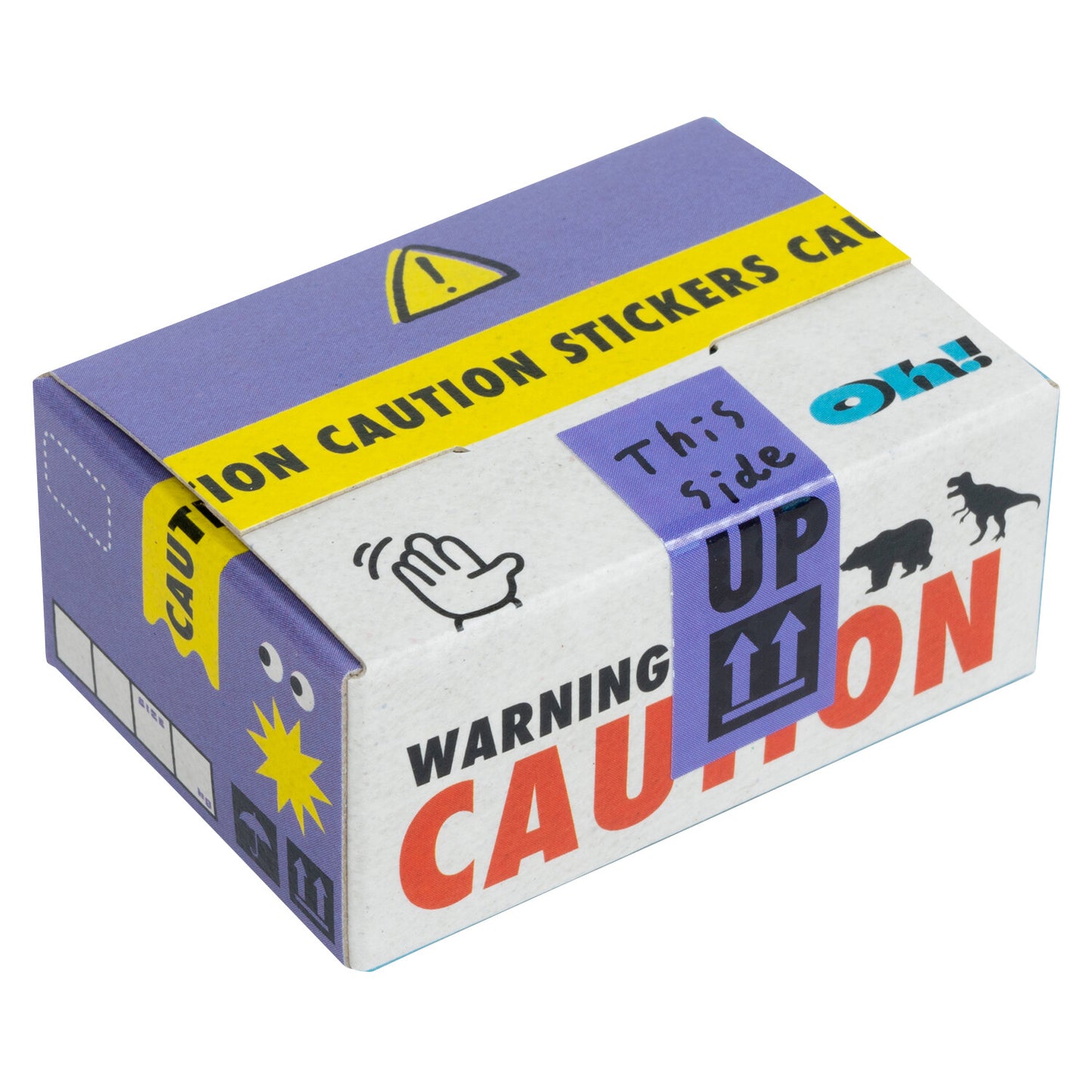 Greeting Life Inc. Shipping Box Sticker Flake Set - Caution Stickers