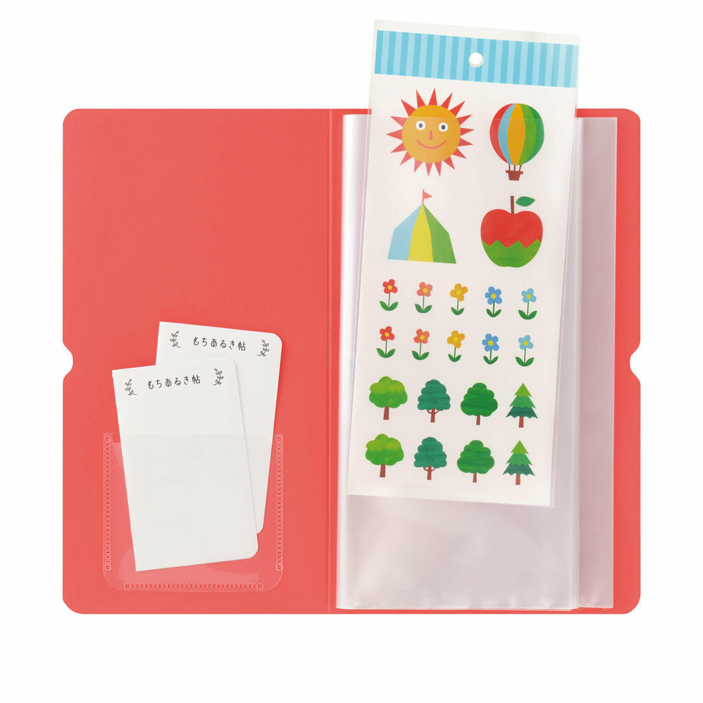 King Jim Otona Sticker Sheet and Tape File - Grey