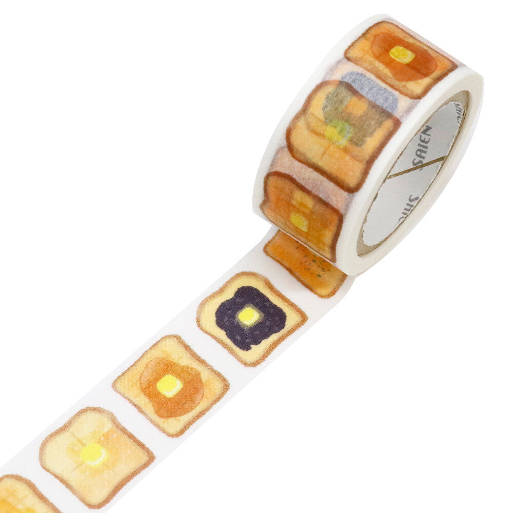 SAIEN Love Toast Washi Tape - Butter