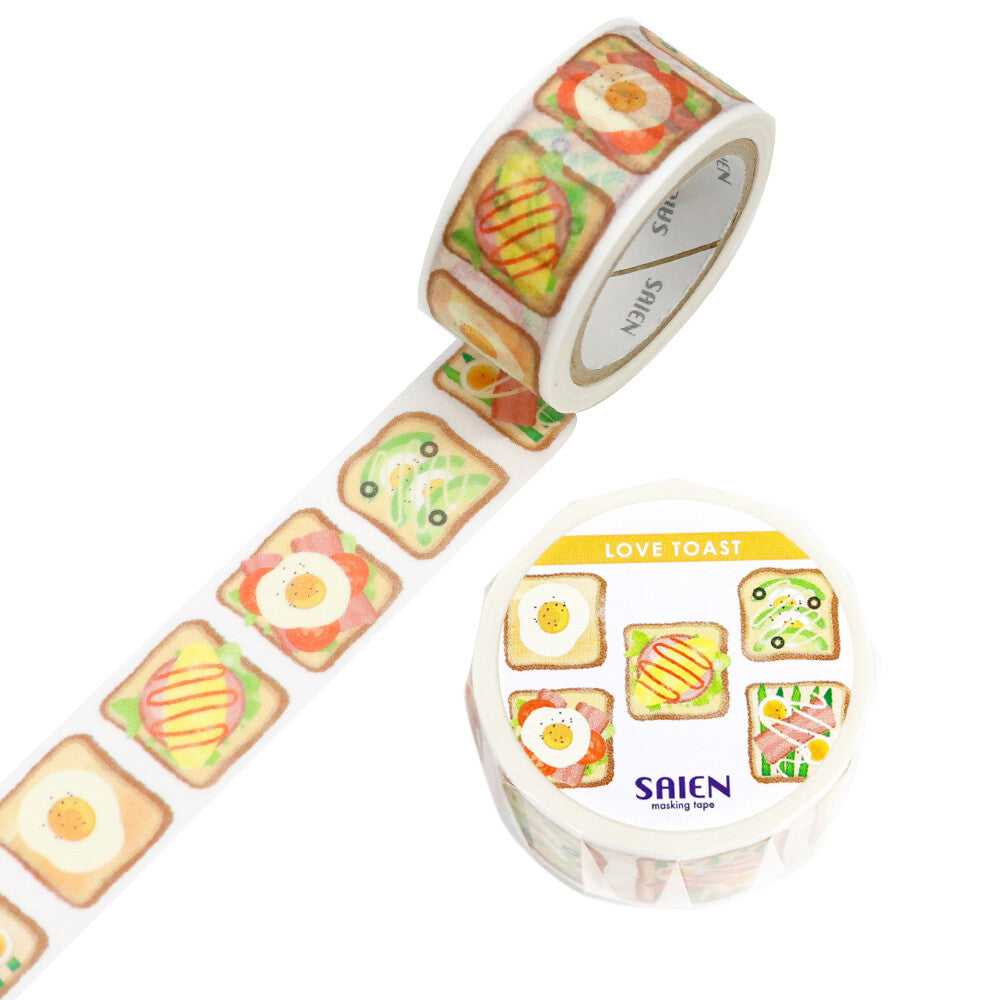 SAIEN Love Toast Washi Tape - Deli