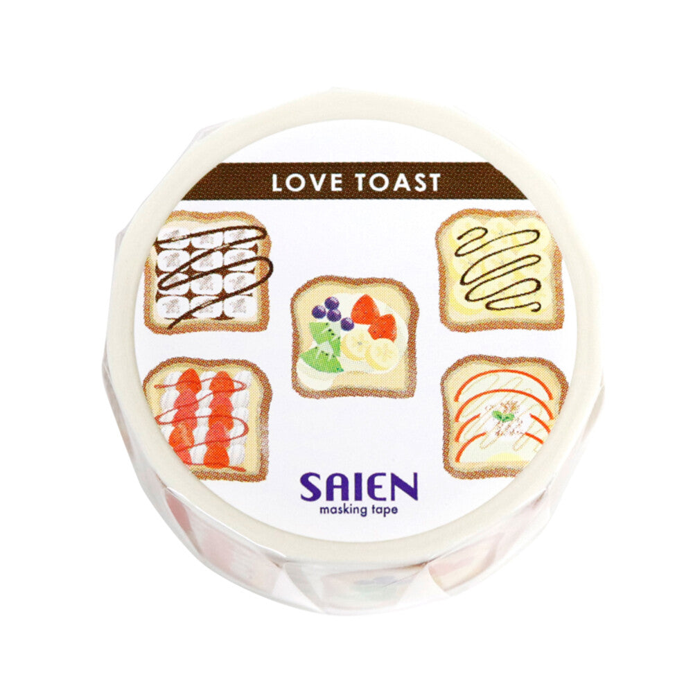 SAIEN Love Toast Washi Tape - Sweets