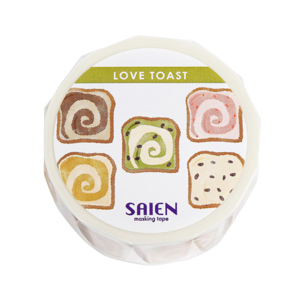 SAIEN Love Toast Washi Tape - Swirls