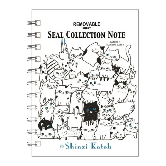 SHINZI KATOH Reusable Sticker Book - Cat Hill