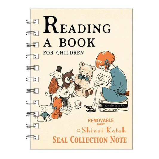 SHINZI KATOH Reusable Sticker Book - Reading a Book