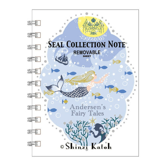 SHINZI KATOH Reusable Sticker Book - Andersen's Fairy Tales Mermaid Princess