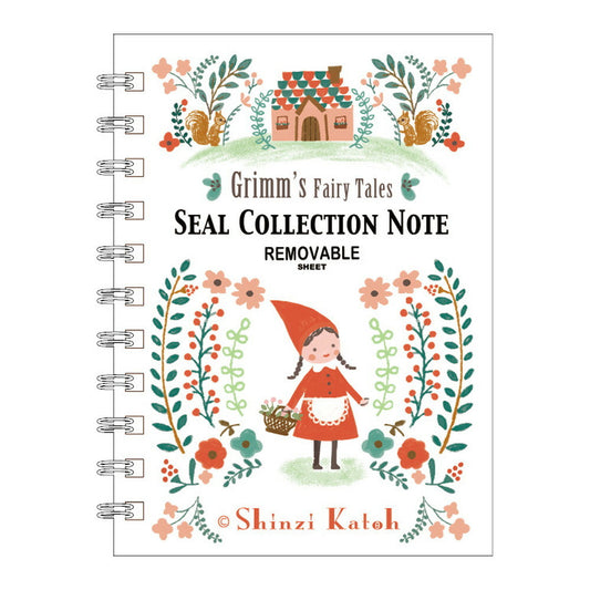 SHINZI KATOH Reusable Sticker Book - Grimm's Fairy Tales Littel Red Riding Hood