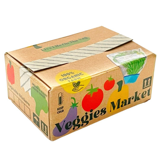 Greeting Life Inc. Shipping Box Sticker Flake Set - Veggies Market