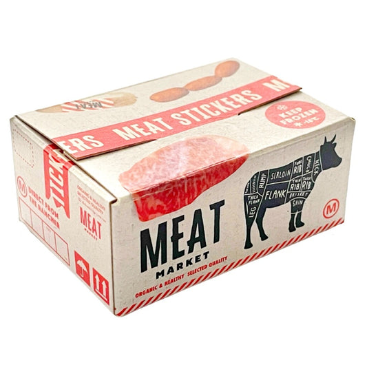 Greeting Life Inc. Shipping Box Sticker Flake Set - Meat Market