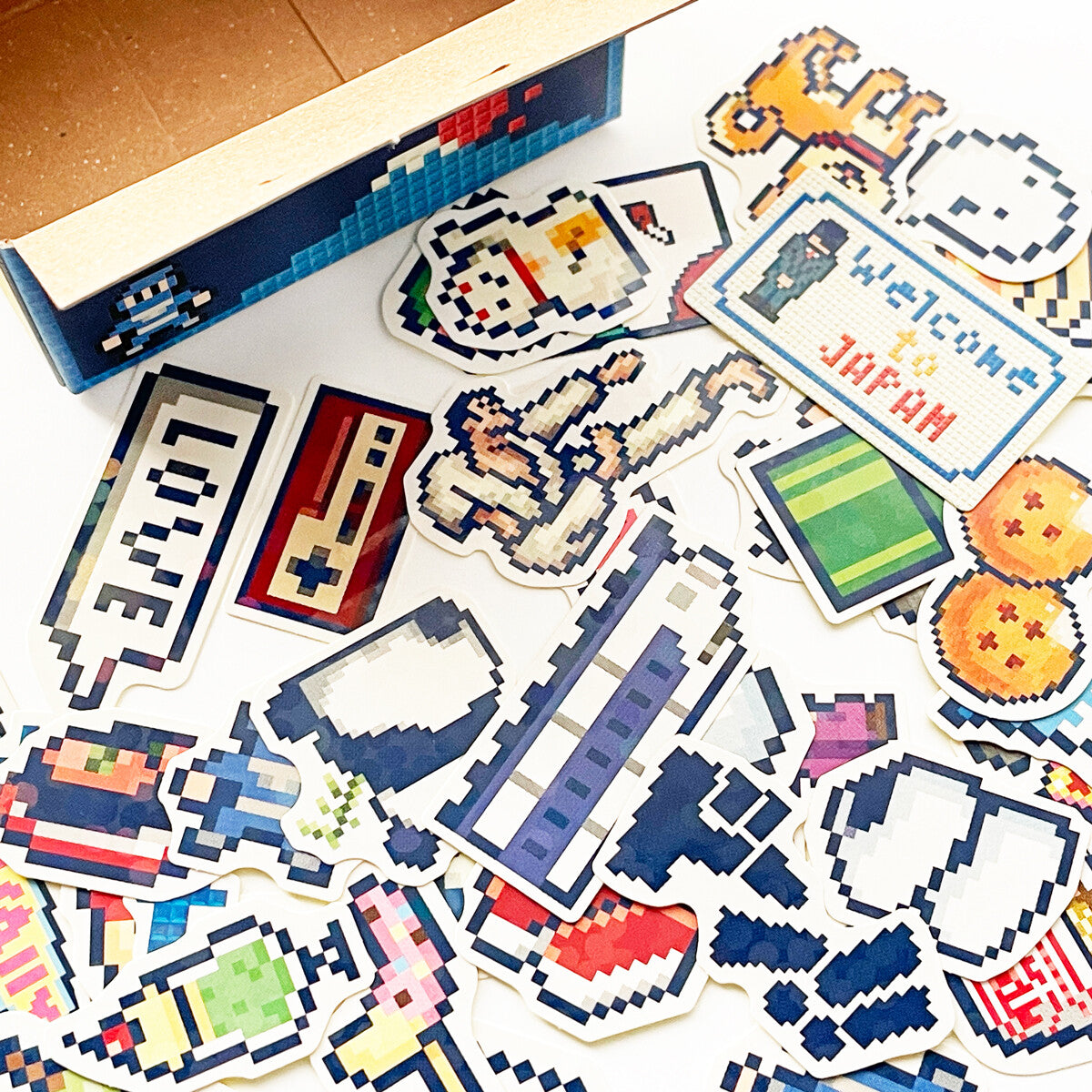 Greeting Life Inc. Shipping Box Sticker Flake Set - Japan Culture