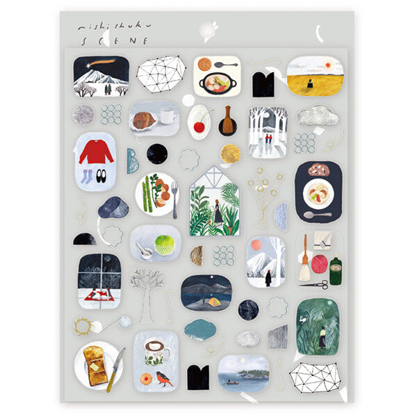 Cozyca Nishi Shuku Stickers - Scene