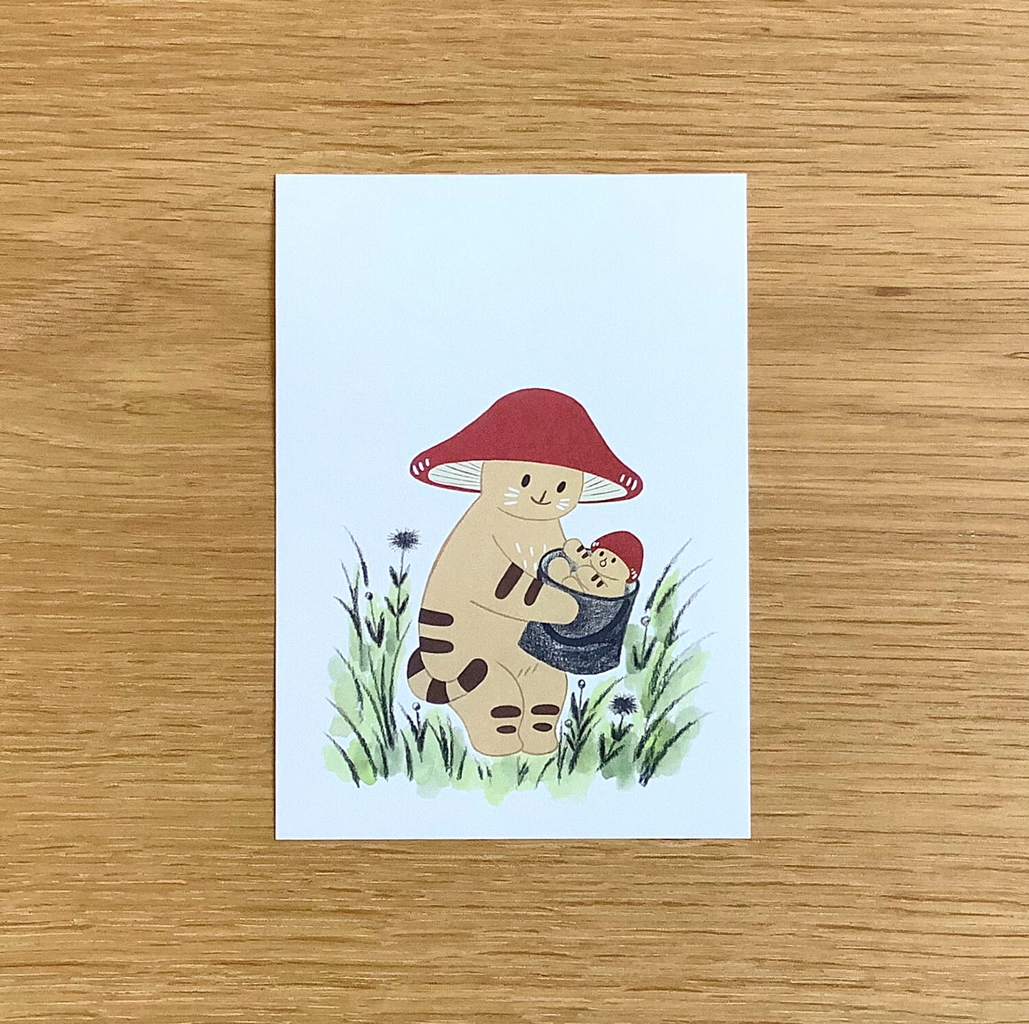 4legs Mushroom Cat A6 Paper Set (6 designs)