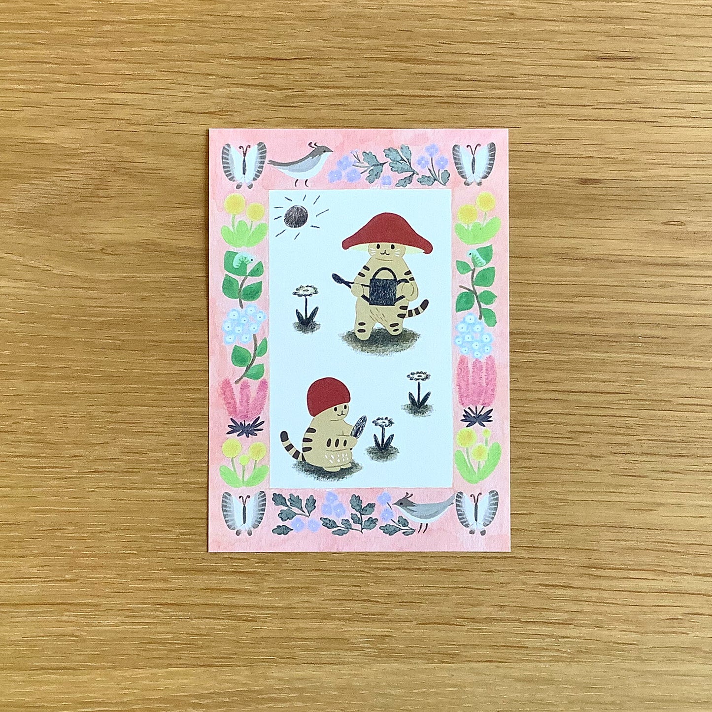 4legs Mushroom Cat A6 Paper Set (6 designs)