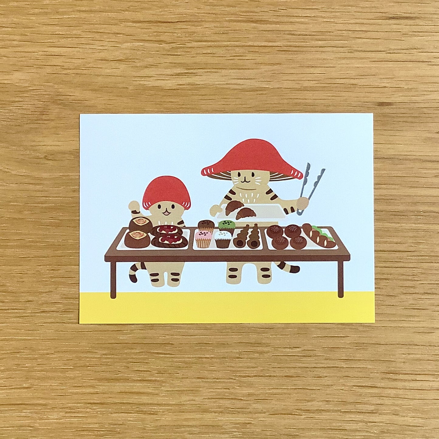 4legs Mushroom Cat A6 Paper Set (6 designs)
