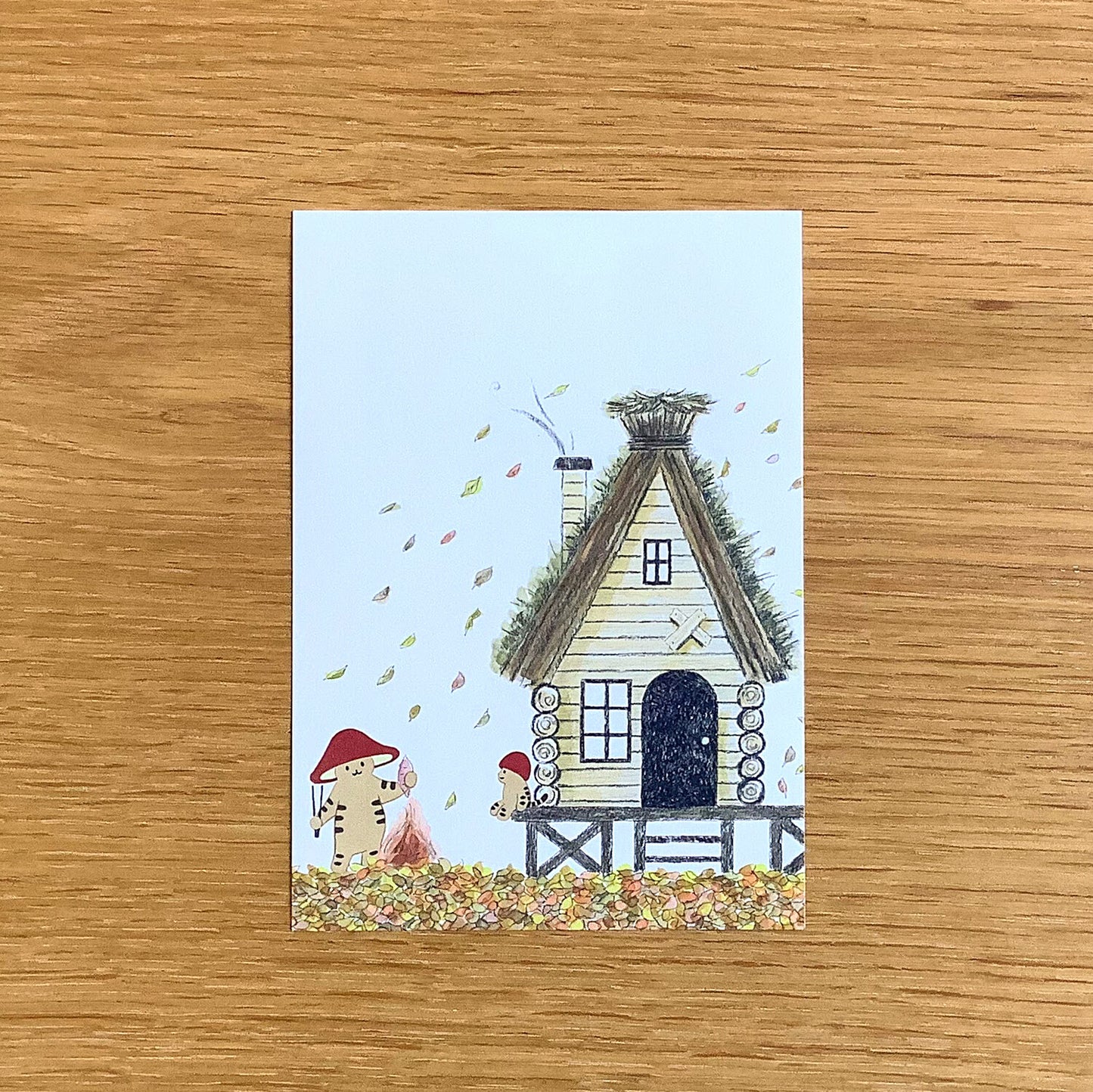 4legs Mushroom Cat A6 Paper Set (6 designs)