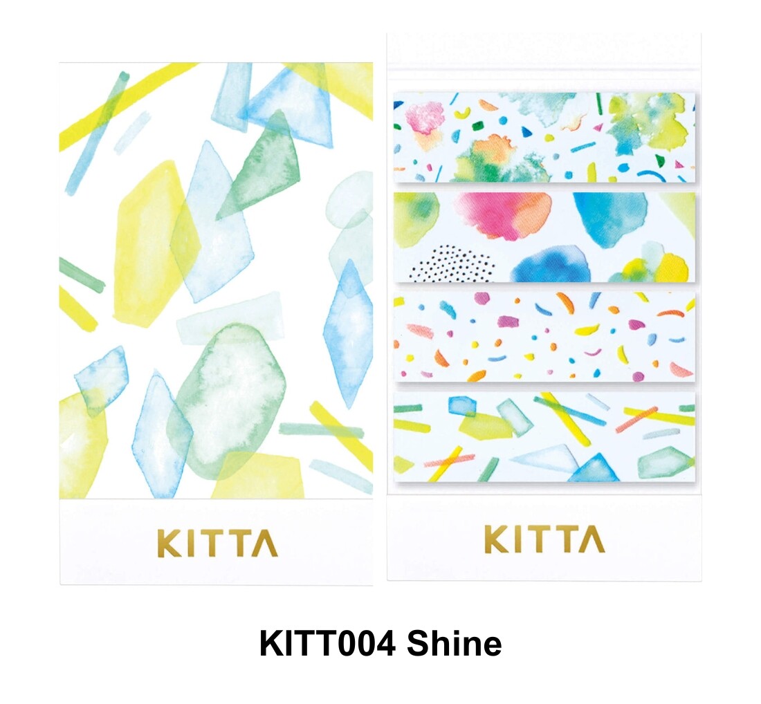 King Jim Kitta Portable Clear Tape Stickers - Shine