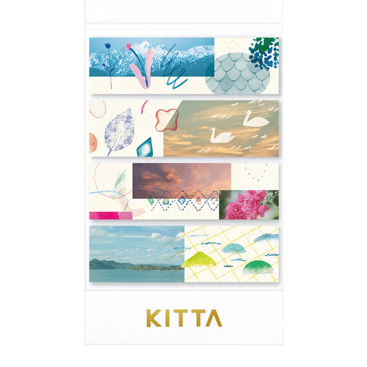 King Jim Kitta Portable Washi Tape - Collage