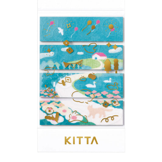 King Jim Kitta Portable Washi Tape - Hill
