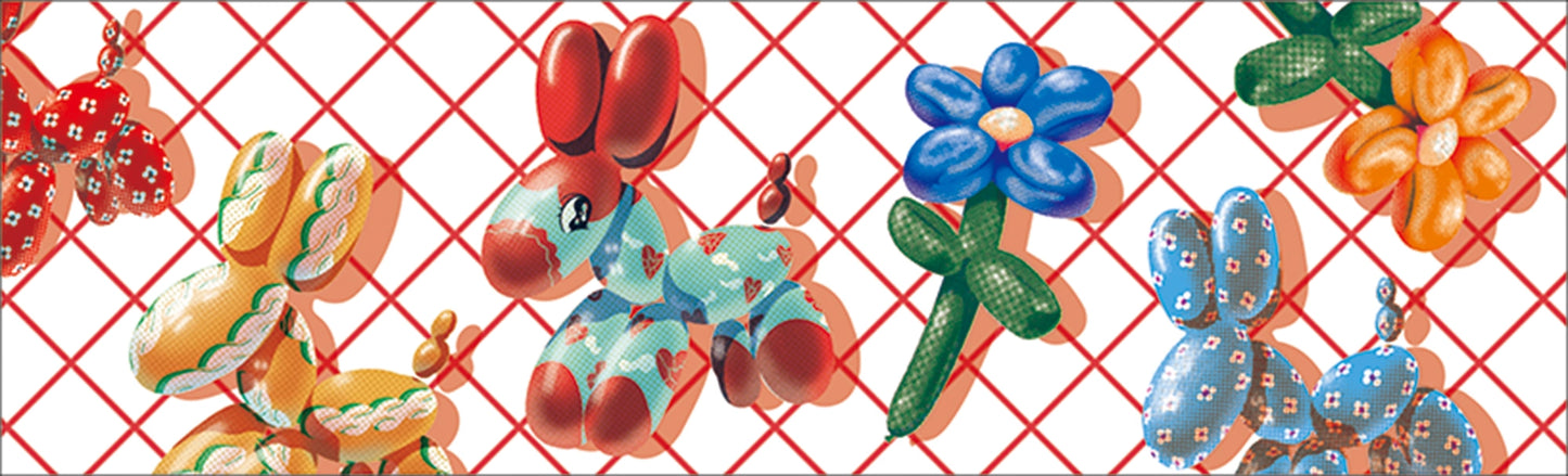 King Jim Hitotoki Soda Transparent Masking Tape - Balloon
