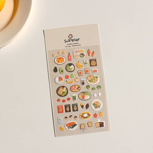 Suatelier Food Trip #5 Stickers