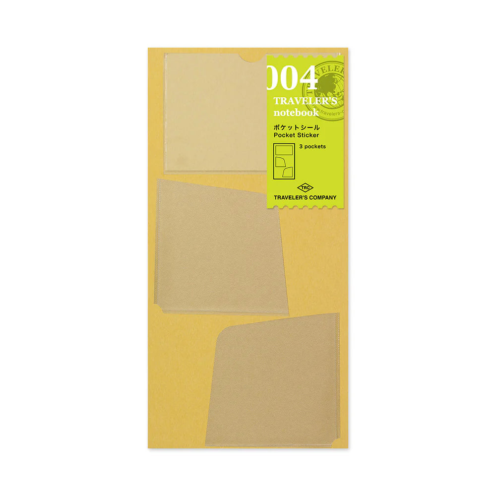 TRAVELER'S notebook Regular Size 004 Pocket Stickers
