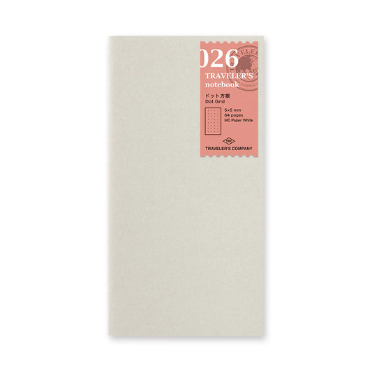 TRAVELER'S notebook Regular Size 026 Dot Grid Refill
