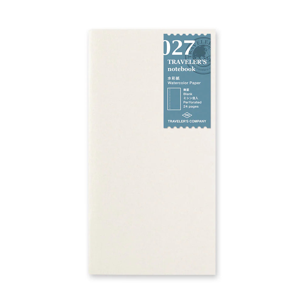 TRAVELER'S notebook Regular Size 027 Watercolor Paper Refill