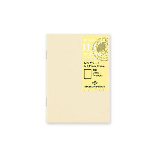 TRAVELER'S notebook Passport Size 013 MD Paper Cream Refill