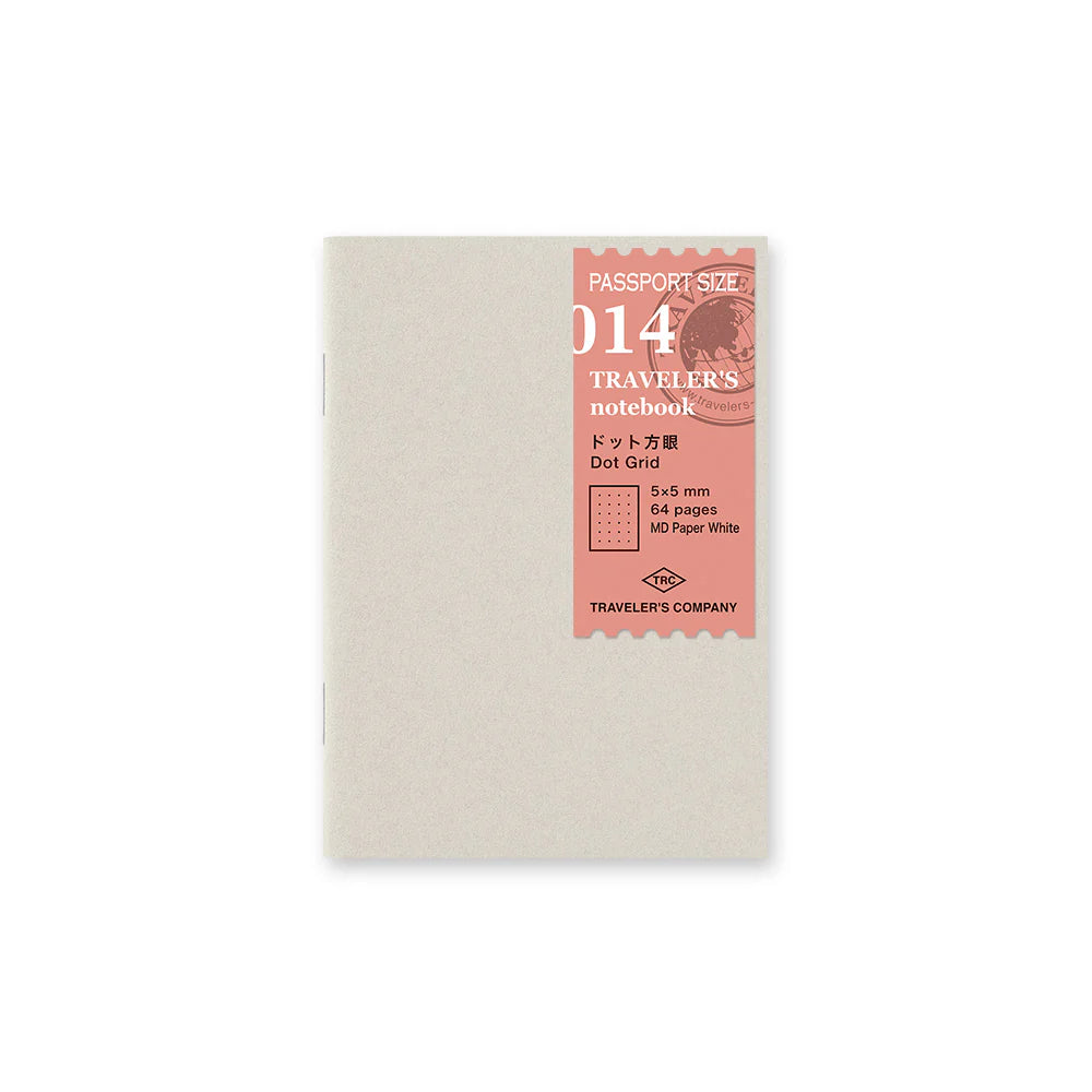 TRAVELER'S notebook Passport Size 014 Dot Grid Refill