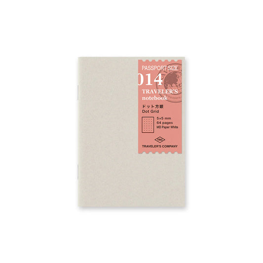 TRAVELER'S notebook Passport Size 014 Dot Grid Refill