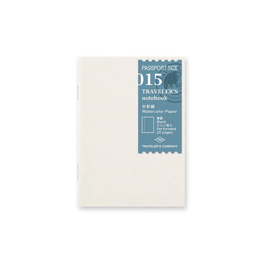 TRAVELER'S notebook Passport Size 015 Watercolor Paper Refill