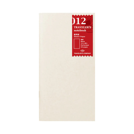TRAVELER'S notebook Regular Size 012 Sketch Notebook Refill