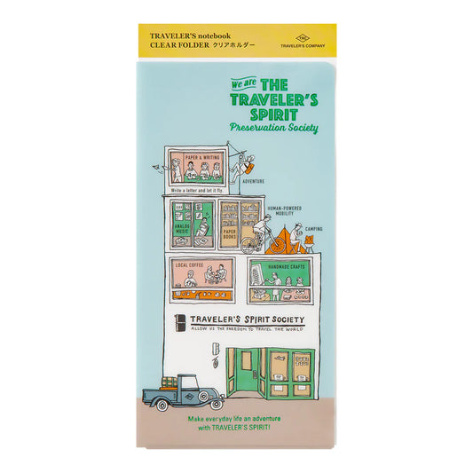 PRE-ORDER TRAVELER'S notebook Clear Folder 2026 - Regular Size