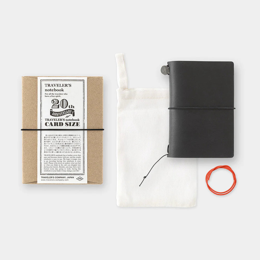 TRAVELER'S COMPANY 20th Anniversary Black Card Size Set