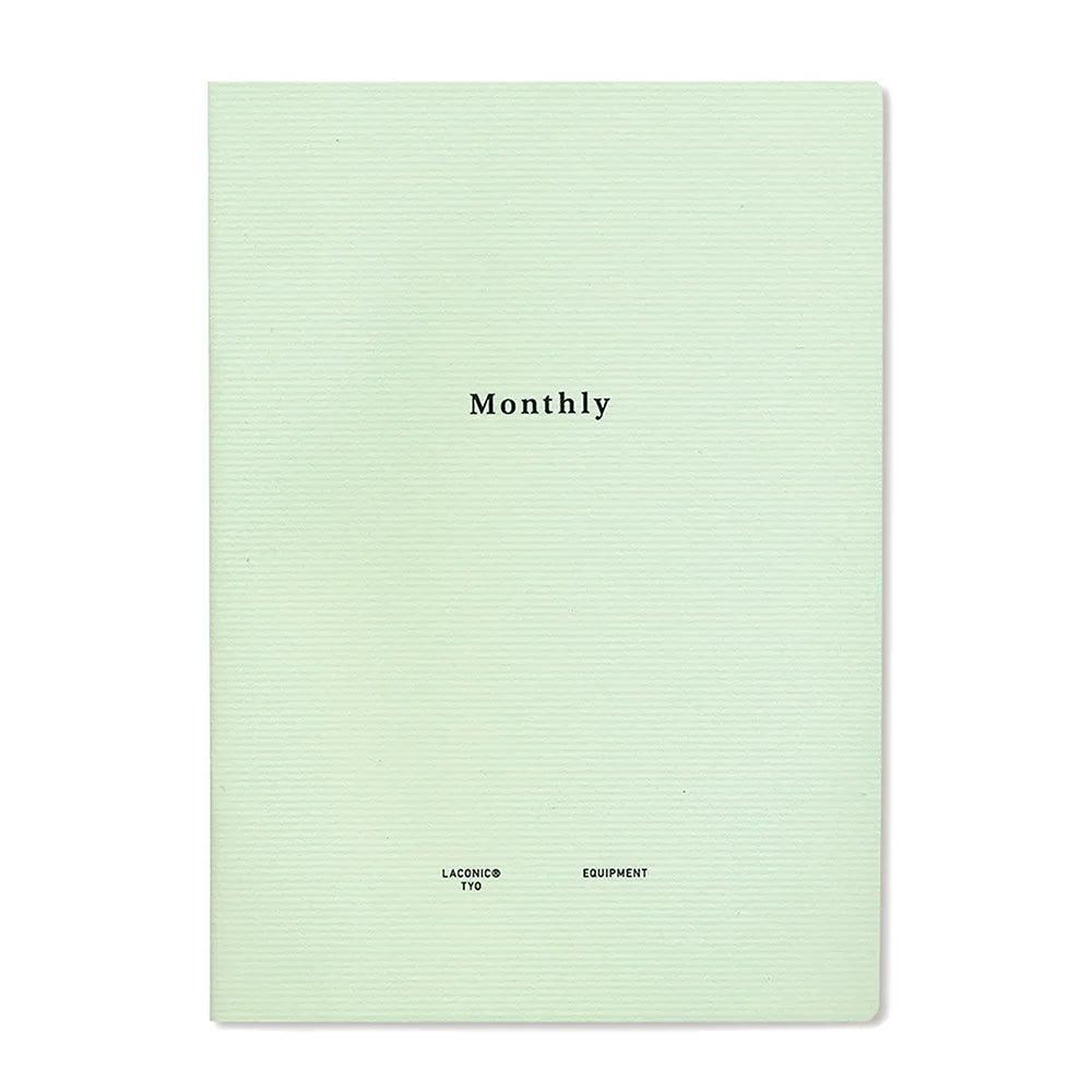 Laconic Style A5 Notebook - Monthly