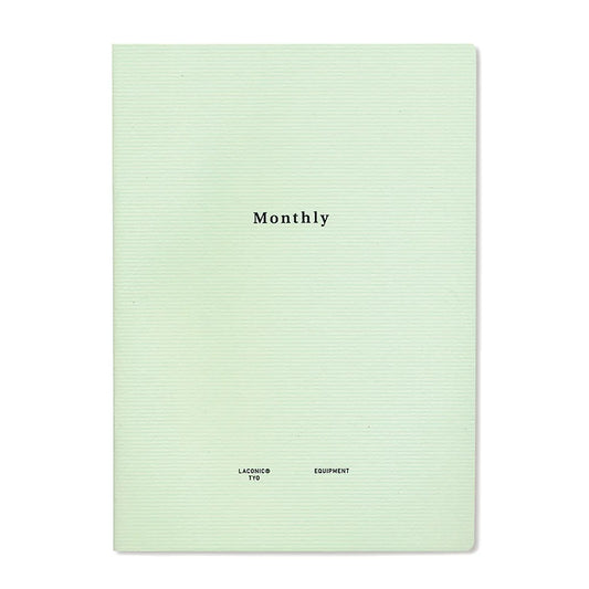 Laconic Style A5 Notebook - Monthly