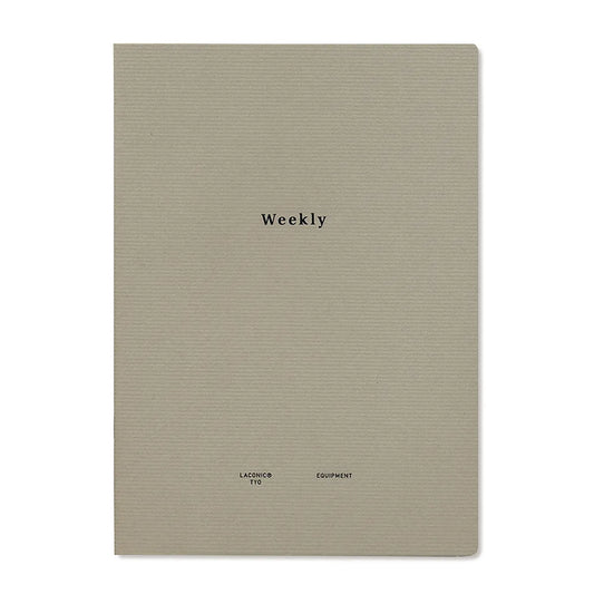 Laconic Style A5 Notebook - Weekly