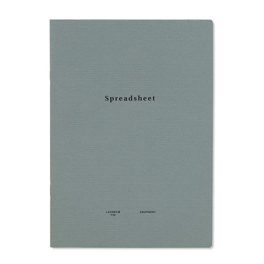 Laconic Style A5 Notebook - Spreadsheet