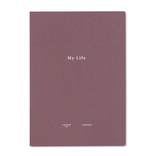 Laconic Style A5 Notebook - My Life