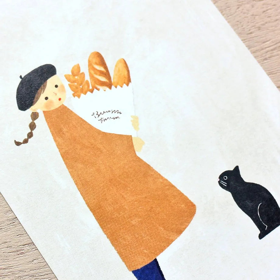 Cozyca x Mariko Fukuoka Postcard Set - Meow