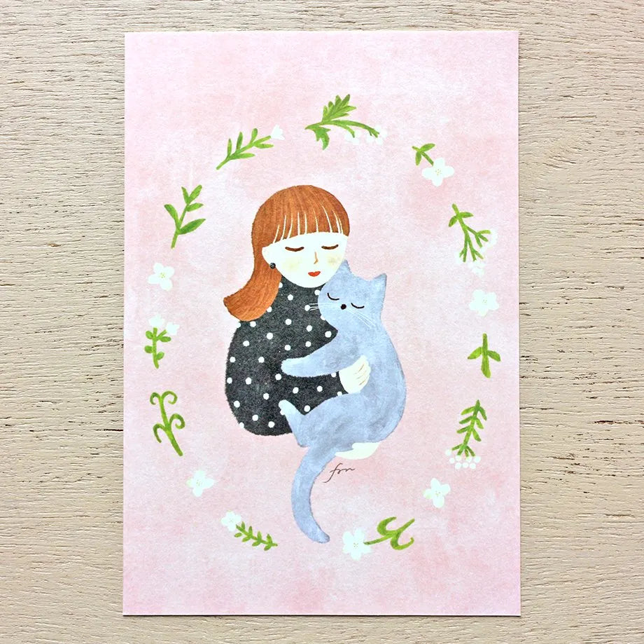 Cozyca x Mariko Fukuoka Postcard Set - Meow