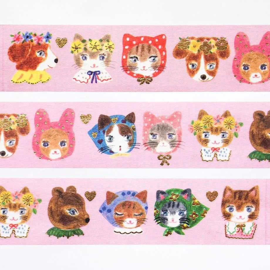 Cozyca x Aiko Fukawa Foil Stamped Washi Tape - niko niko
