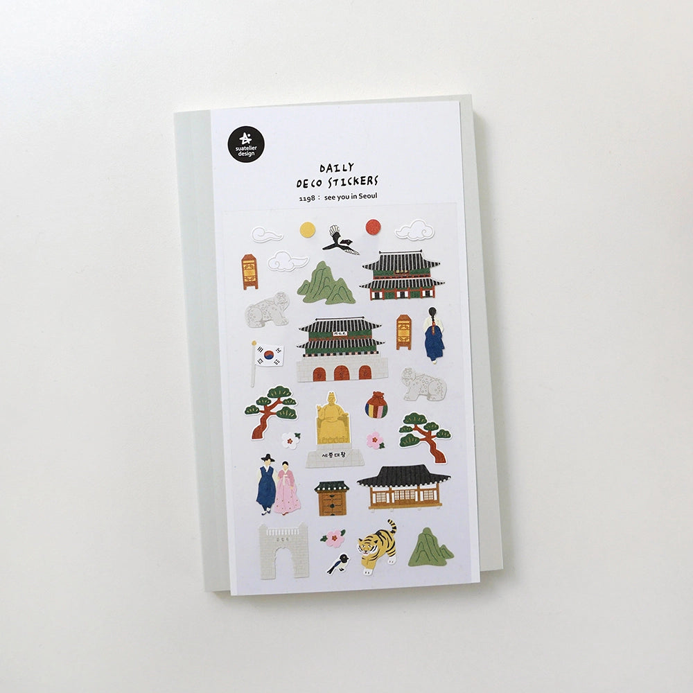 Suatelier See You in Seoul Sticker Sheet