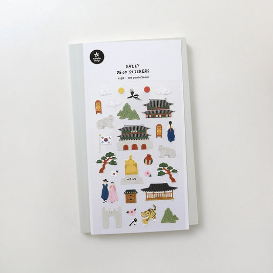 Suatelier See You in Seoul Sticker Sheet