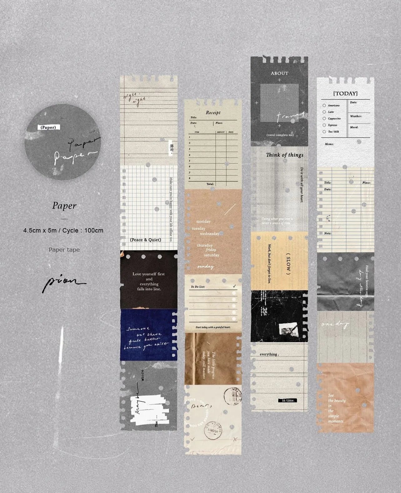 Pion Paper Tape - Perforated Paper